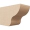 Ekena Millwork 6in. W x 8in. H x 12in. L Greensboro Woodgrain TimberThane Rafter Tail, Primed Tan RFTUR06X08X12GRNRCPR - alternate 1